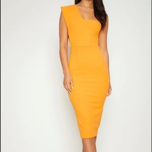 PLT one shoulder dress